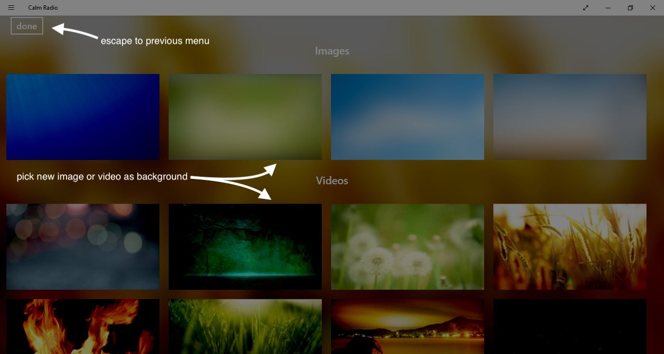 How to change background